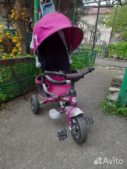 Детский велосипед с ручкой бу