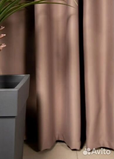 Шторы блэкаут Марсель гладкий 3м и 4м 2шт