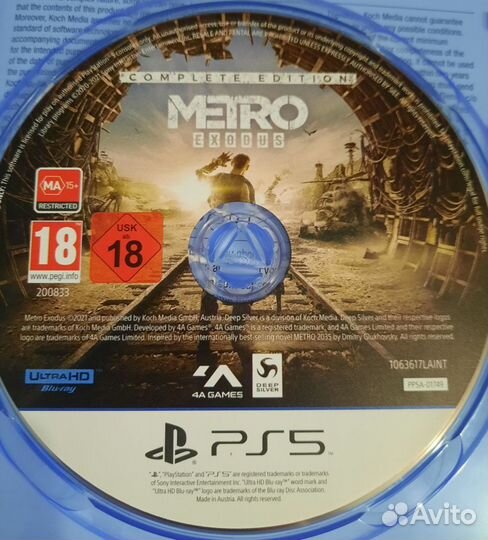 Metro exodus ps4