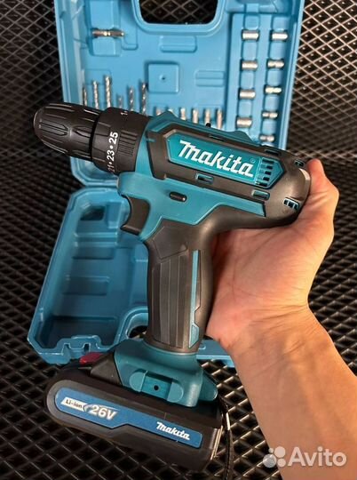 Шуpуповepт ударный Makita 26v 5А/ч Новый