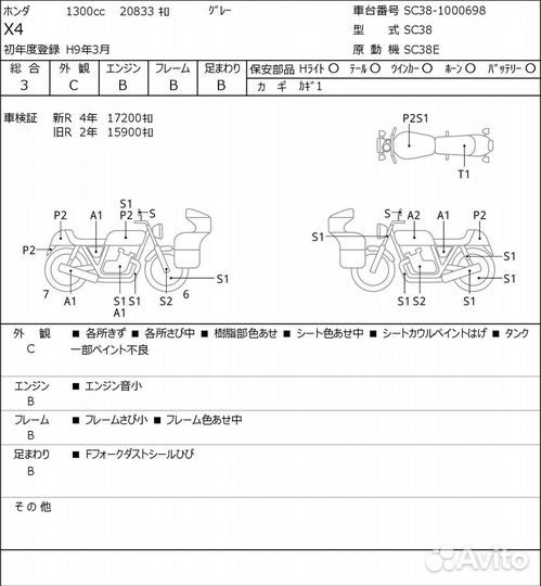 Honda X4 в наличии