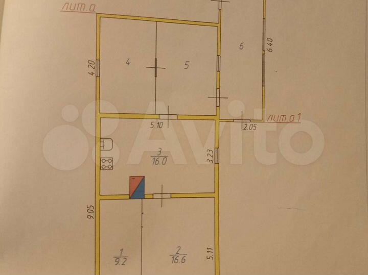 Дом 41,8 м² на участке 20 сот.