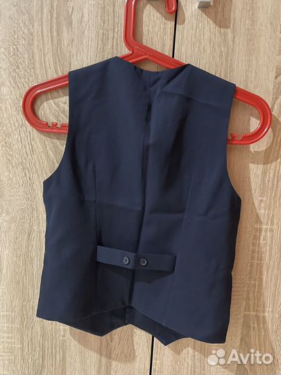 Жилетка школьная синяя
