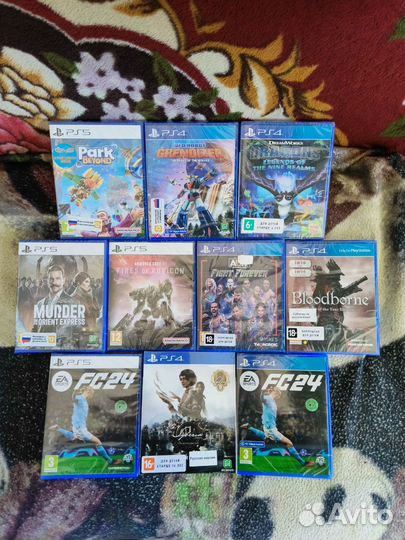 Игры для ps4, ps5 новые