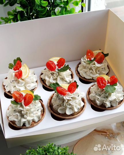 Маффины с форелью