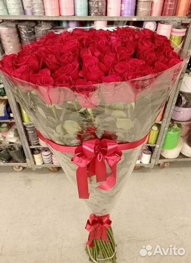 Высокие розы 150 160 170 180 190см доставка Москва