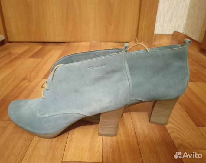 Ботильоны Tamaris натуральная замша, р. 41