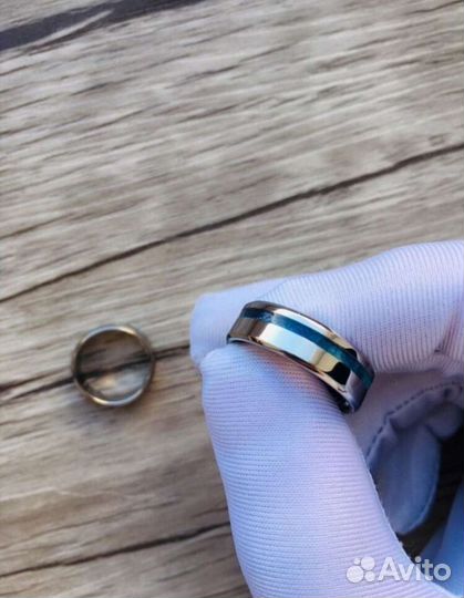 Новое мужское кольцо из титана р. 20