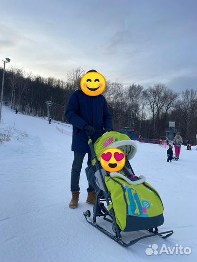 Ника санки коляска