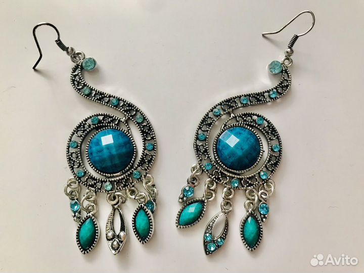 Серьги,кольца (бижутерия)