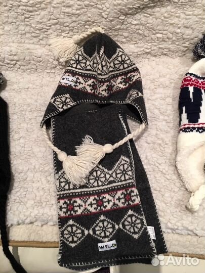 Шапка шерсть из Норвегии/Швеции новые