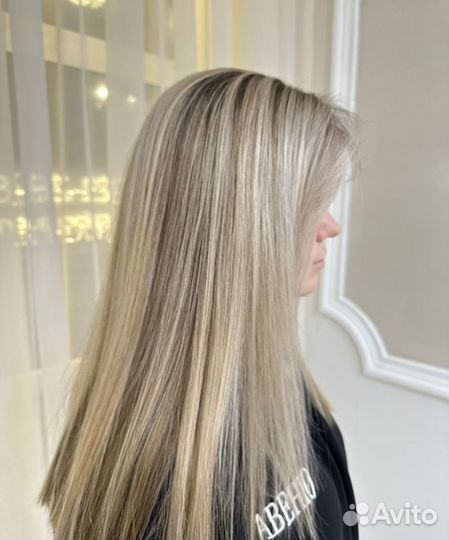 Выход из черного. Мелирование. Блонд