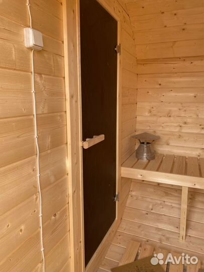 Баня бочка квадро