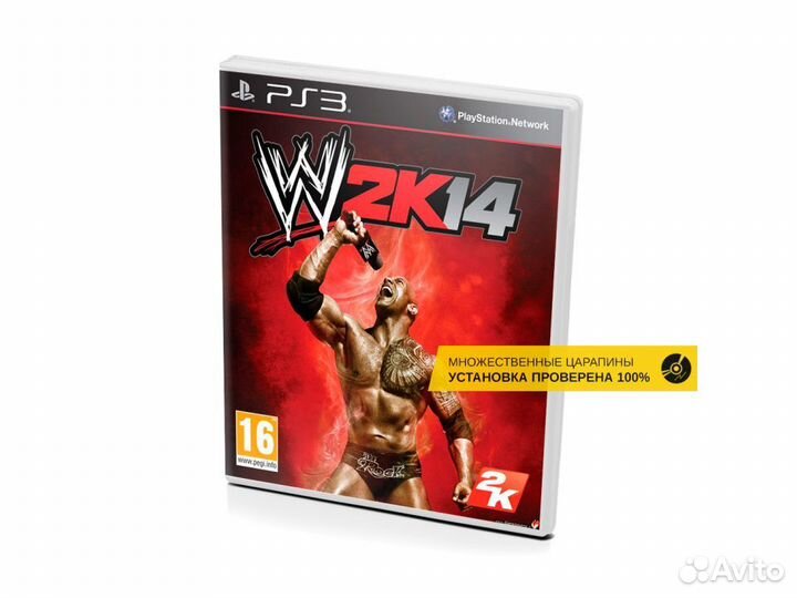 WWE 2K14, б/у, множ.царап., англ. (PS3)
