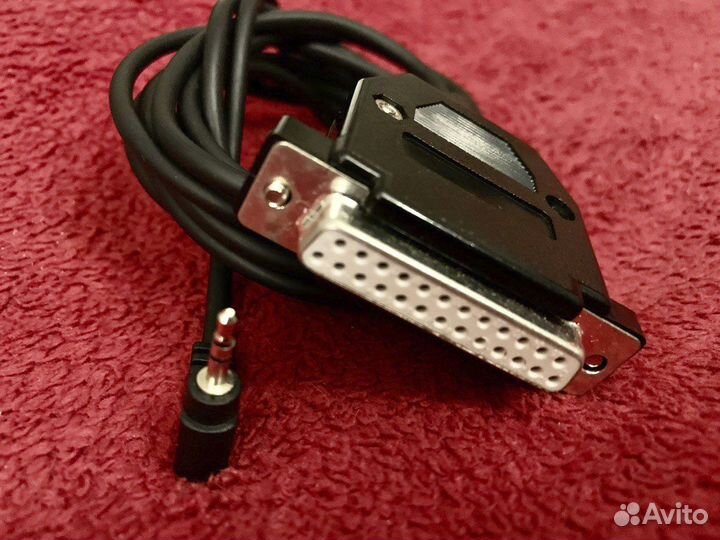 Адаптер RS232(25pin) - uart MicroJack (2.5мм) 1,8м