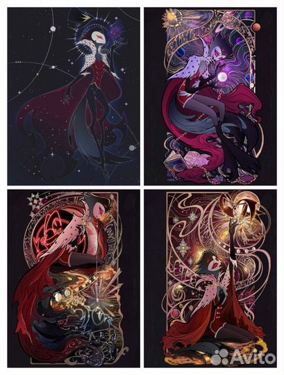 Фотокарточки Отель Хазбин и Адский босс