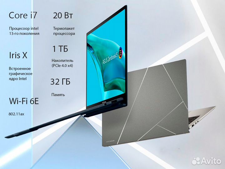 Ноутбук Asus Zenbook S13 2023 i5-1355U 32GB 1T