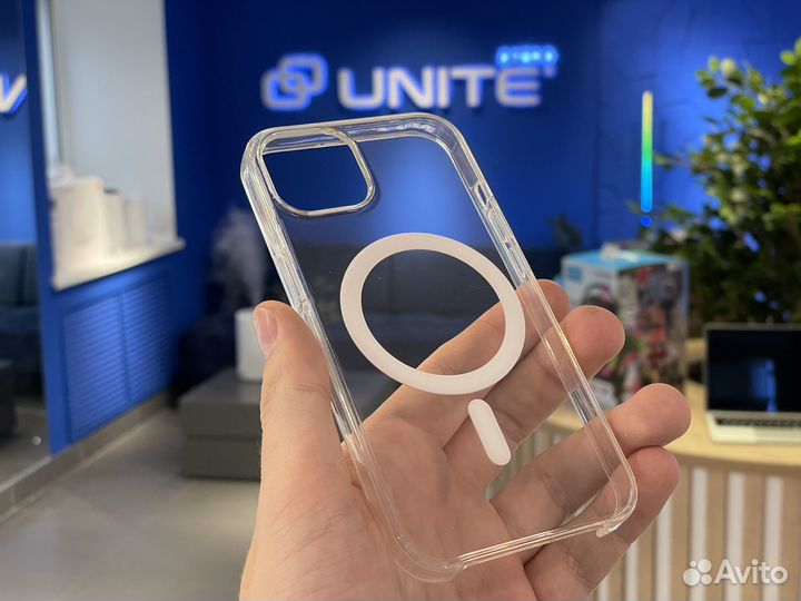 Чехол Clear Case MagSafe iPhone 12 13 Pro