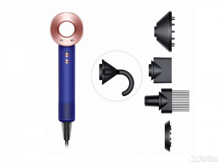Фен Dyson Supersonic HD07 Vinca Blue. Оригинал