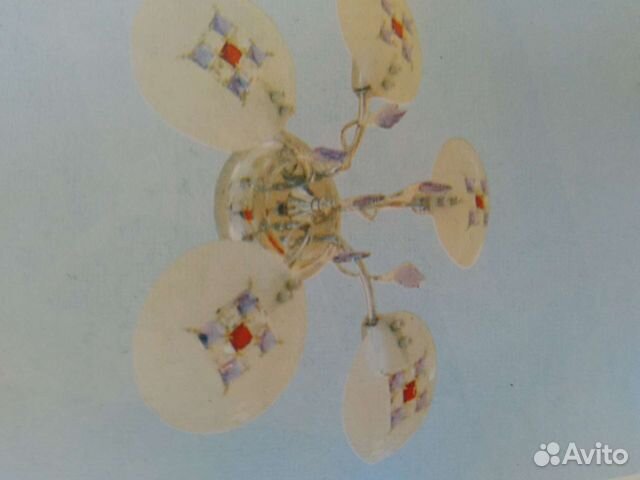 Комплект люстра и два бра новые
