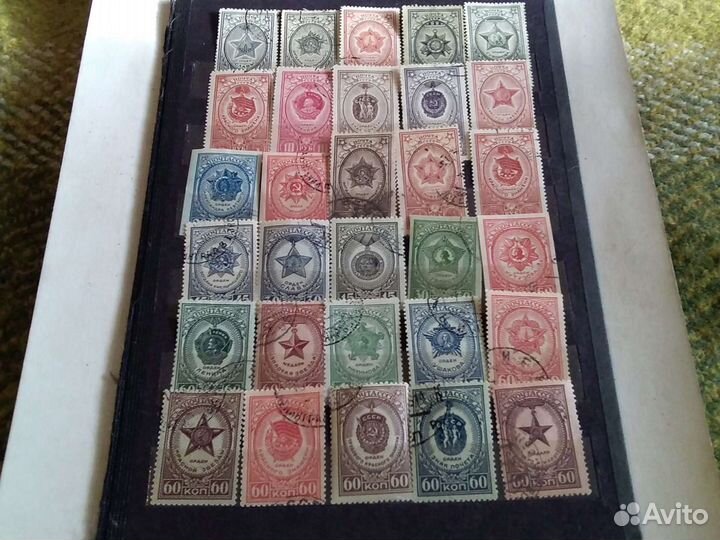 Наборы почтовых марок РСФСР и СССР