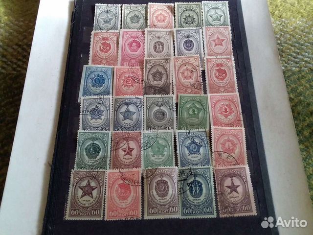 Наборы почтовых марок РСФСР и СССР