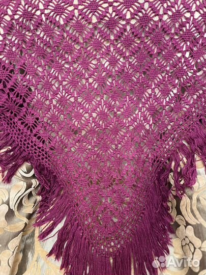 Платок шаль ручная работа