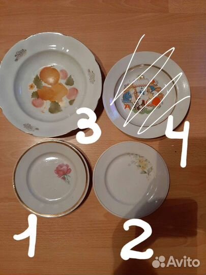 Сервиз зик. Тарелки СССР