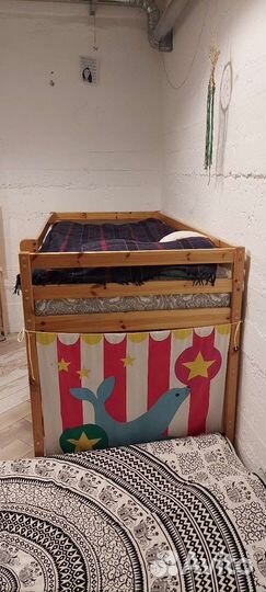 Кровать чердак из массива