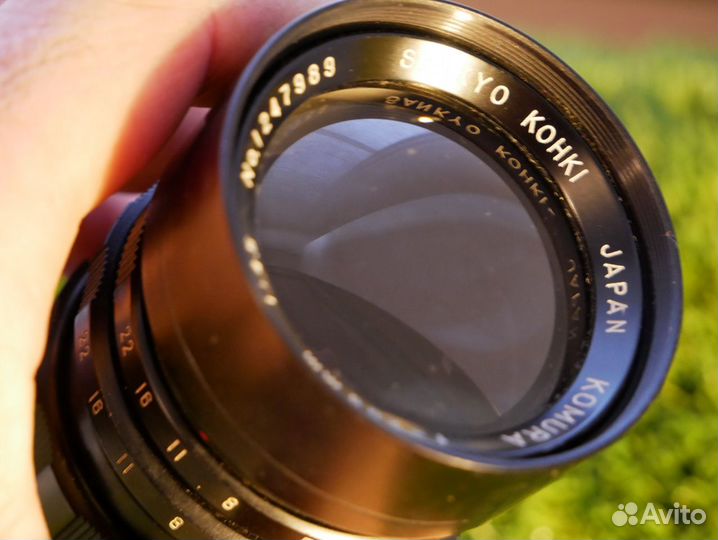 Sankyo kohki komura 200mm F4,5 хвост MD съемный