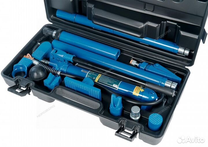 Растяжка 10 тонн в кейсе, 15 предметов nordberg