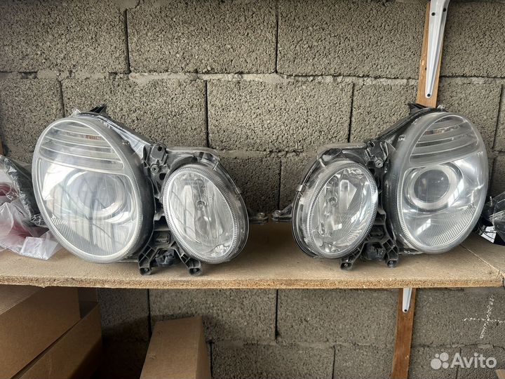 Фары mercedes w211 рейстайлинг