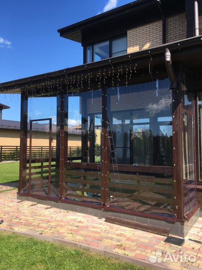 Мягкие гибкие окна из пленки под ключ