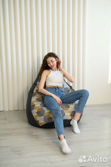 Кресло мешок груша, пуф, бин бэг, кресло груша