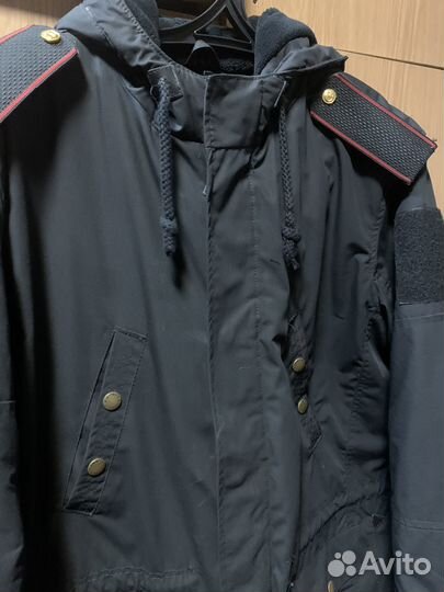 Куртка зимняя аляска мужская вкпо офисный военный