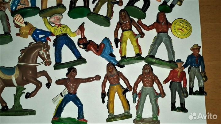 Индейцы и ковбои гдр-резина