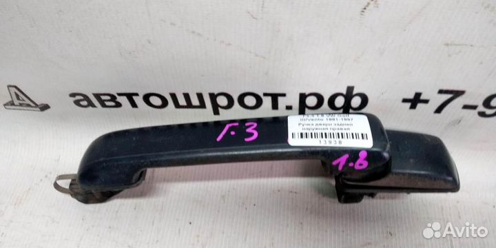 Ручка двери наружная задней правой volkswagen Gol