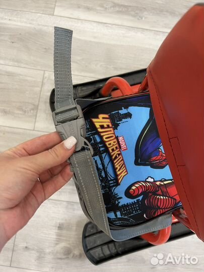 Снегокат Ника spider man/ новый