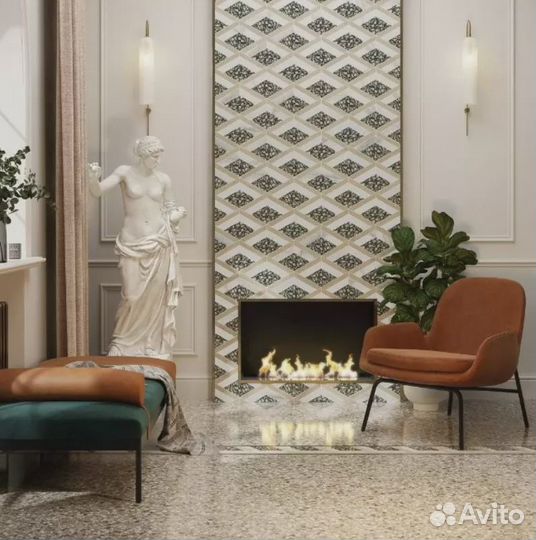 Керамогранит SG653422R Бричиола коричневый лаппатированный обрезной 60x60