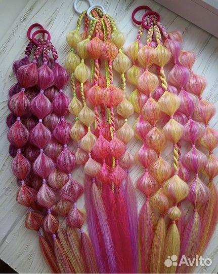 Съемные резинки для девочек