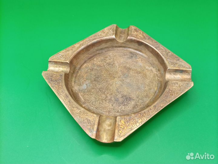 Пепельница латунь Индия