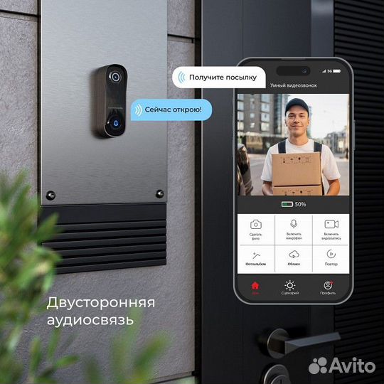 Звонок беспроводной с камерой Elektrostandard WF a069488