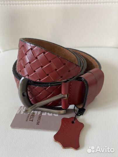 Мужской кожаный ремень