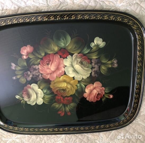 Поднос Жостово большой