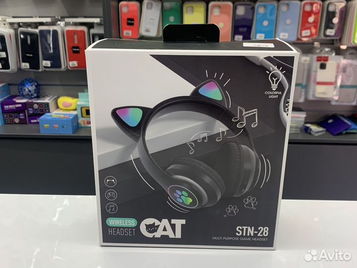 Беспроводные наушники cat stn 28 черный