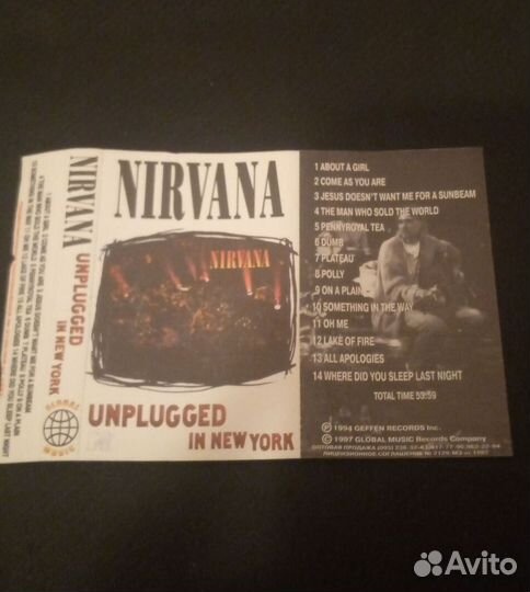 Аудиокассета nirvana