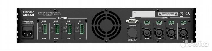 Трансляционный усилитель Audac PMQ600