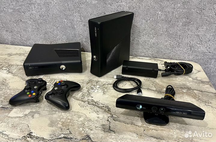 Xbox 360 прошитый+2 джоя