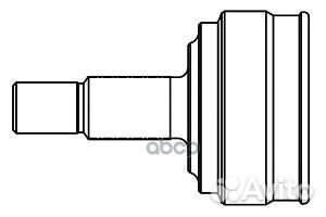 Шрус peugeot 206 1.4-1.9D 98- нар. +ABS 810056 GSP