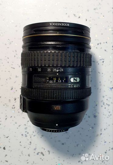 Объектив nikon af-s Nikkor 24-120 1:4G ED VR+фильт